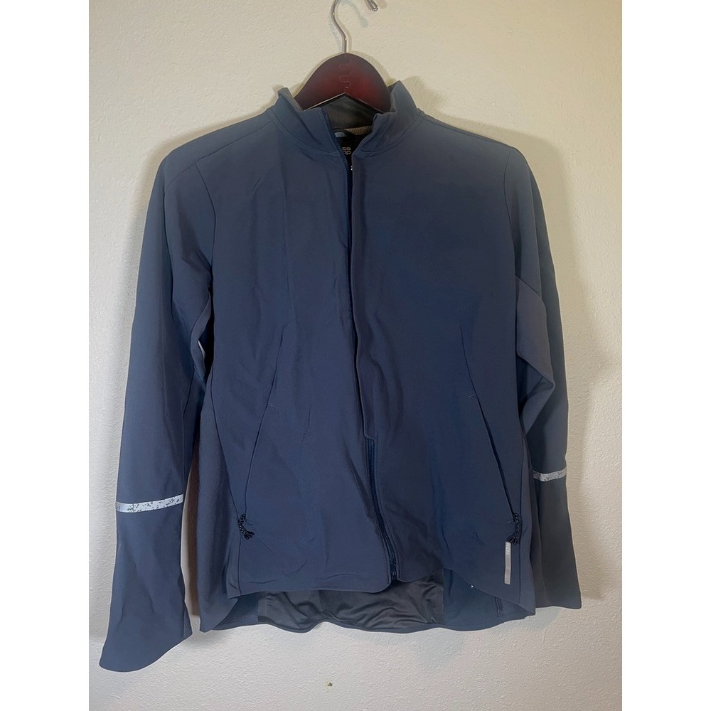 REI Softshell Jacket Womens Large Gray Lightweight Running Hiking ZipUp Gorpcore